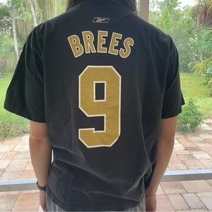 Drew Brees vintage Saints Jersey tee shirt ⚜️
